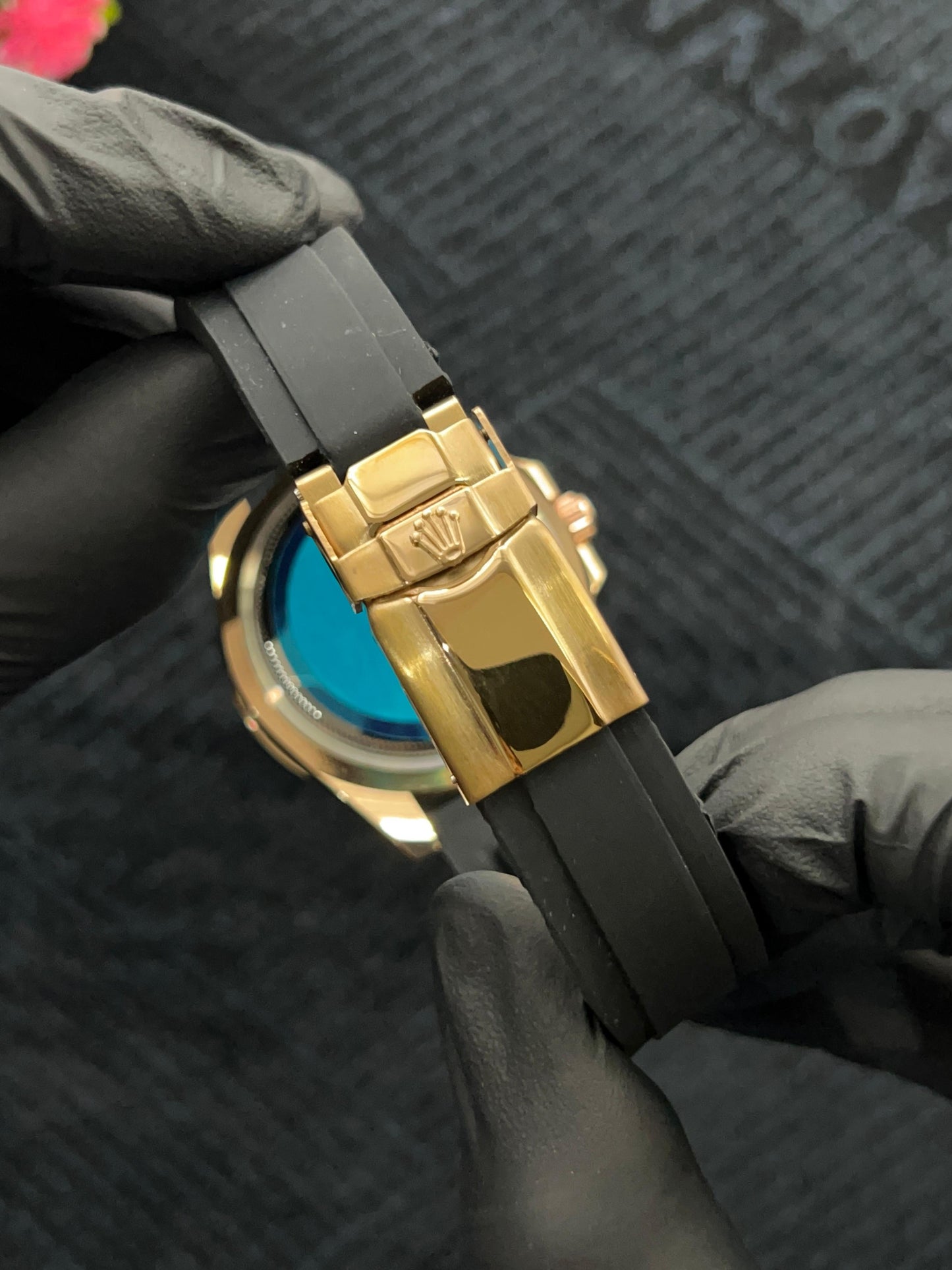 Men's Silicon Strap Watch